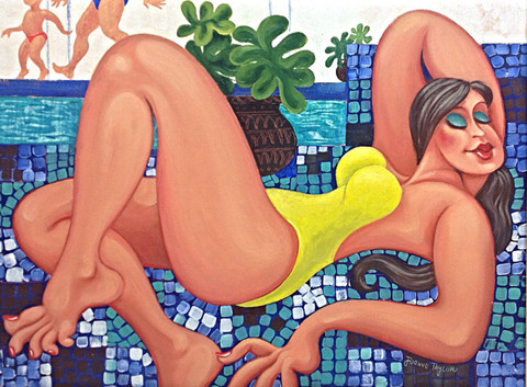 'Chillin By The Pool'