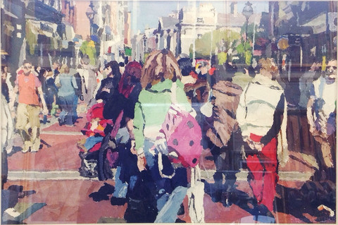 A Busy Day On Grafton Street