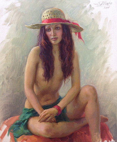The Girl With The Straw Hat
