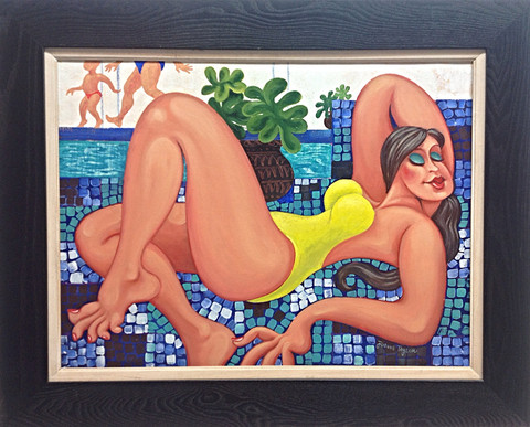 'Chillin By The Pool'