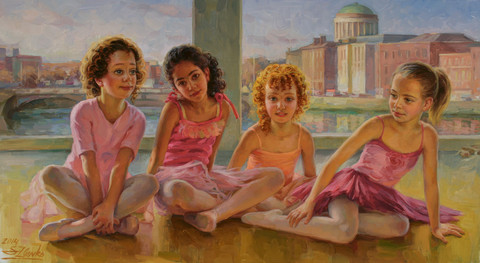 Children At The Dance Studio